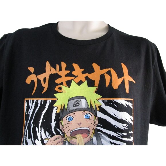 Uzumaki Naruto Shippuden Collection Ichiraku Ramen Shop Anime Style T Shirt Lg - Picture 11 of 12